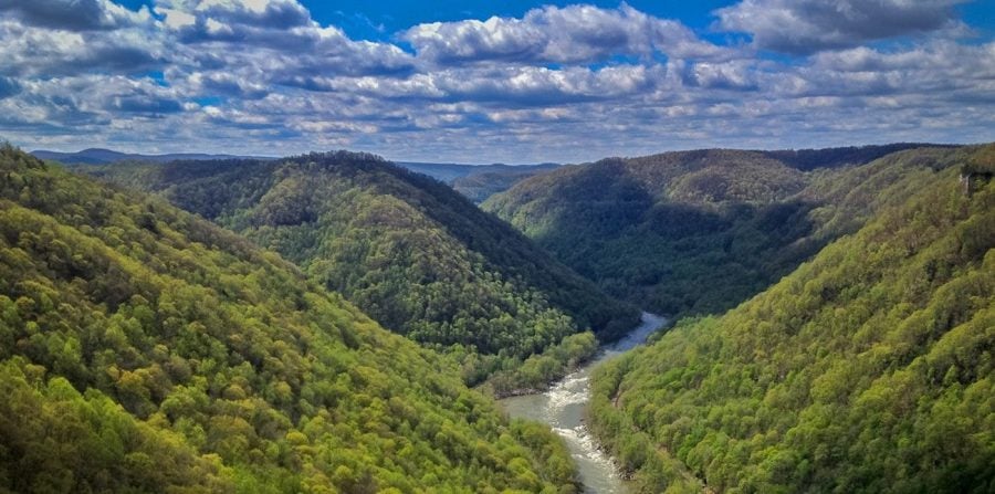 Scenic picture of New River Gorge