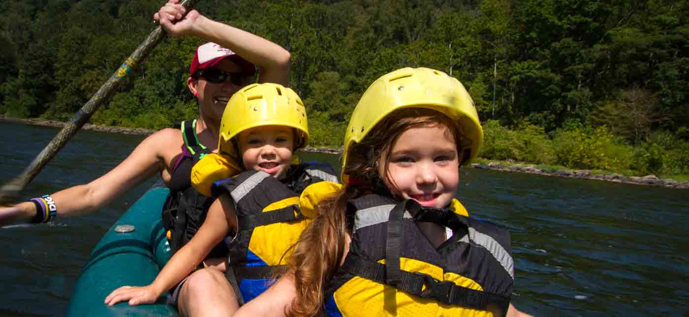 RIDING THE FAMILY-FRIENDLY WAVES ON THE UPPER NEW RIVER