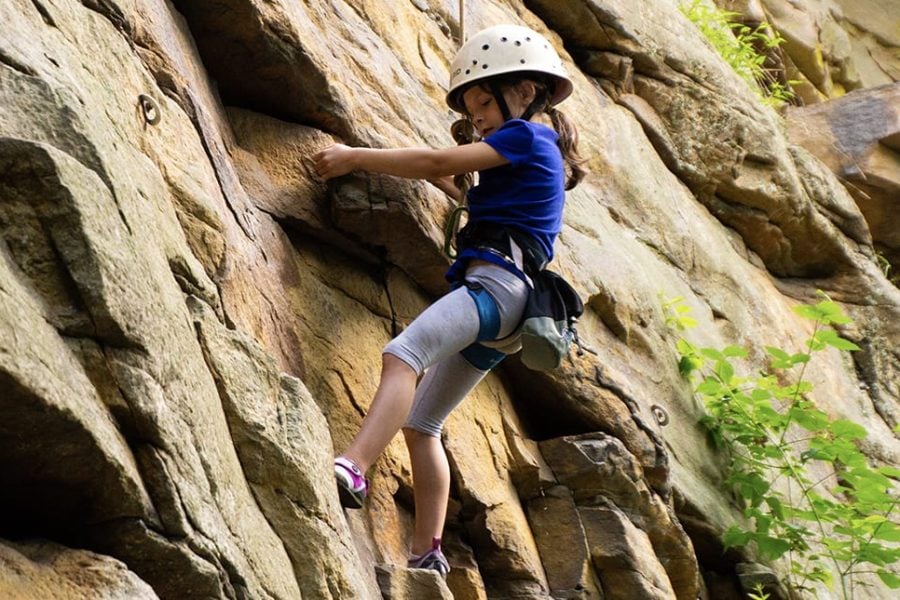 Fall Rock Climbing in the New River Gorge