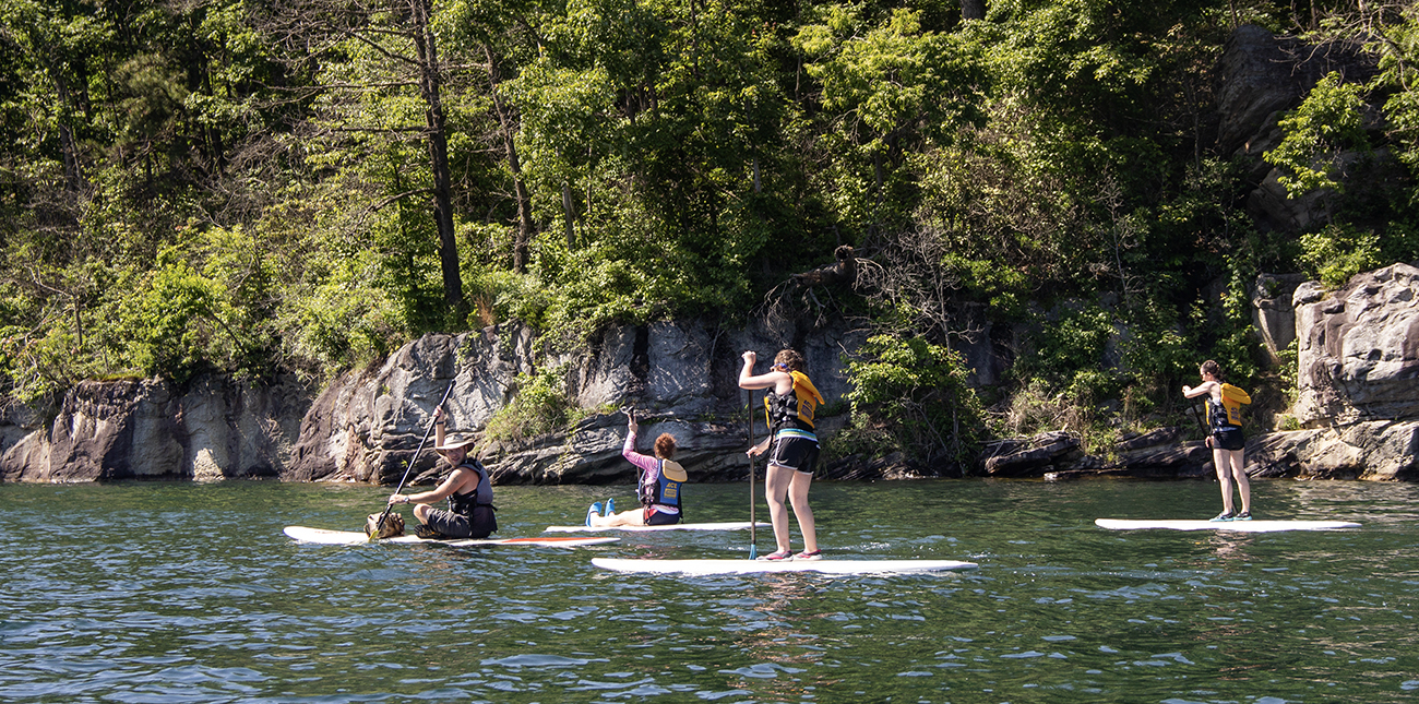 SUP West Virginia adventures on a guided tour with ACE Adventure Resort.