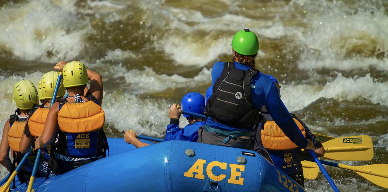 Michael Gilvin drops into Koontz Flume, the first class V rapid on the Lower Gauley River in West Virginia. 