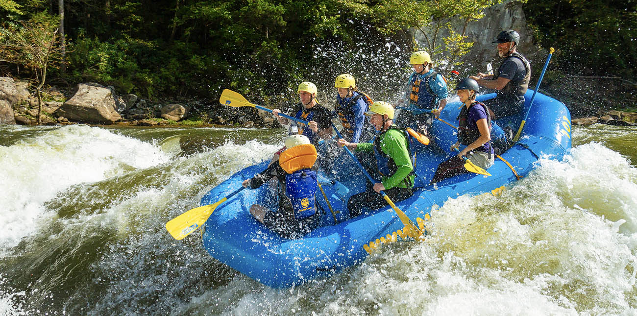 Lost Paddle rapid on the Upper Gauley River in West Virginia with ACE Adventure Resort.