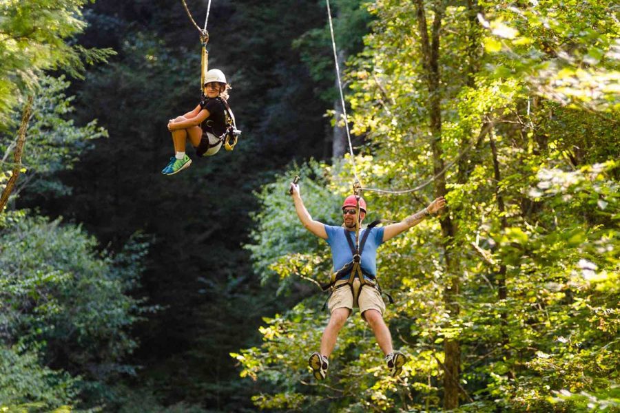 Ziplining - ACE Adventure Resort | New River Gorge Views in West Virginia