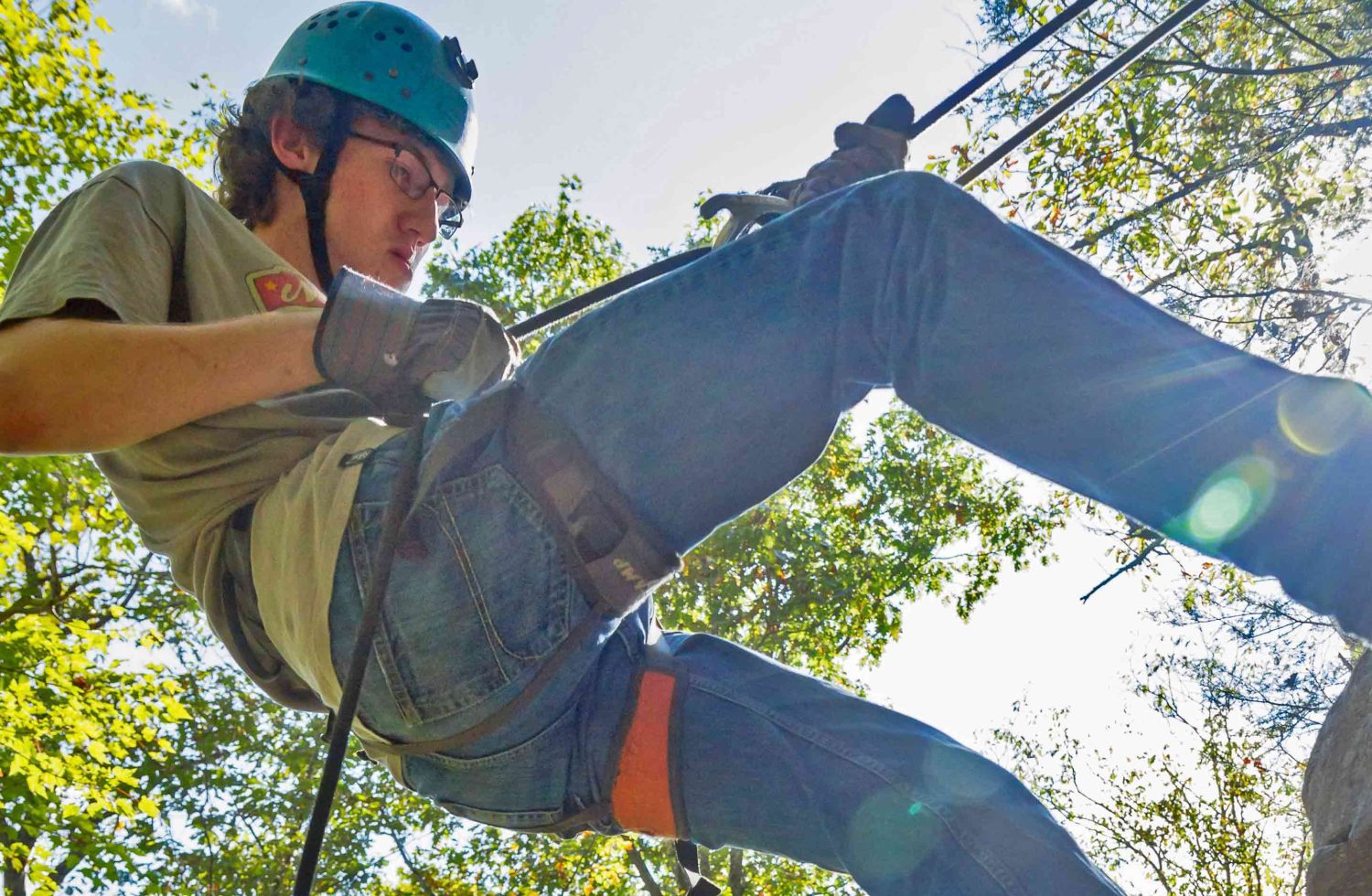 Evening Rappel At ACE