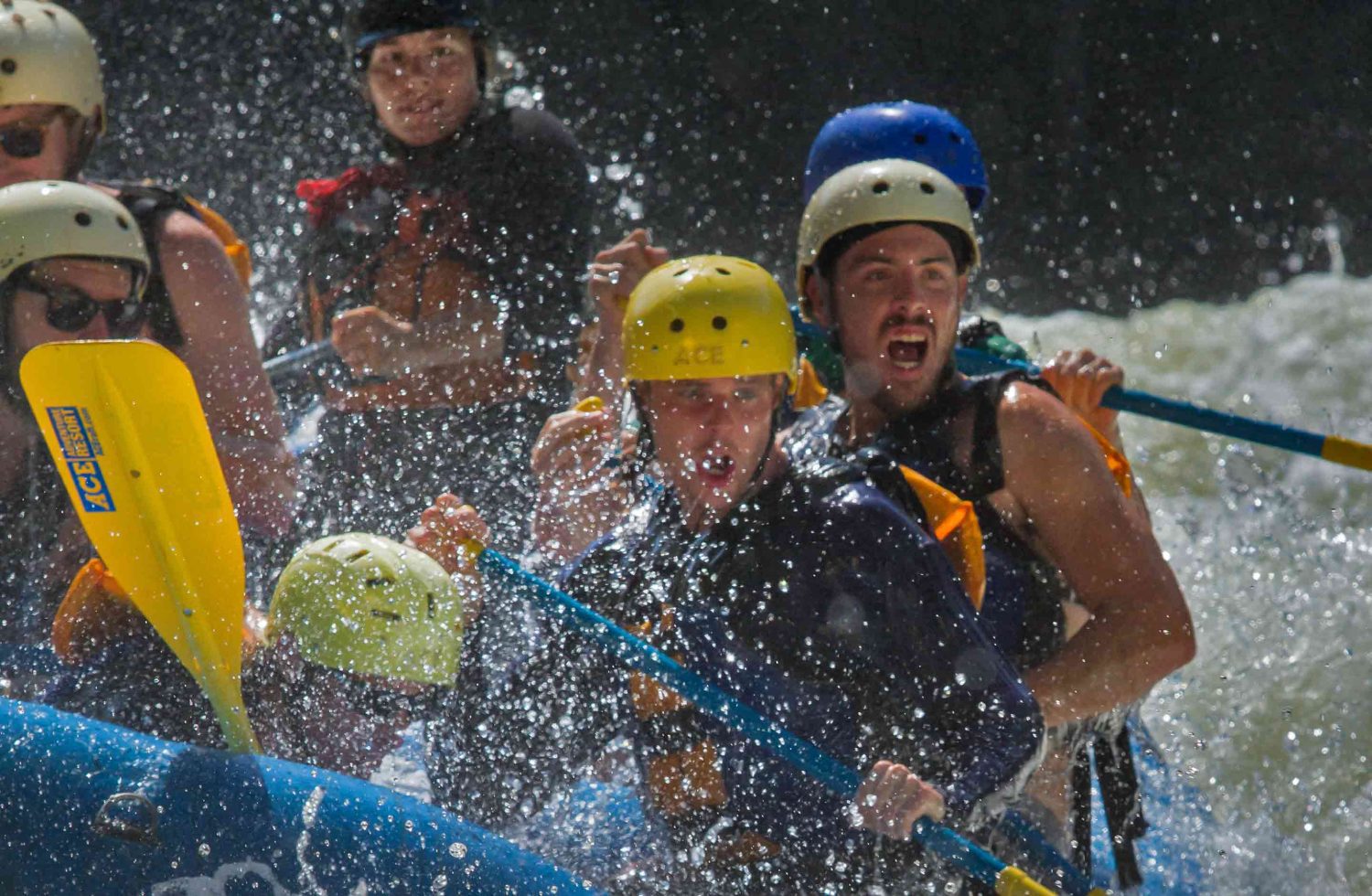 Photo of Whitewater Rafters at One of the Best Retreat Venues Near Me.