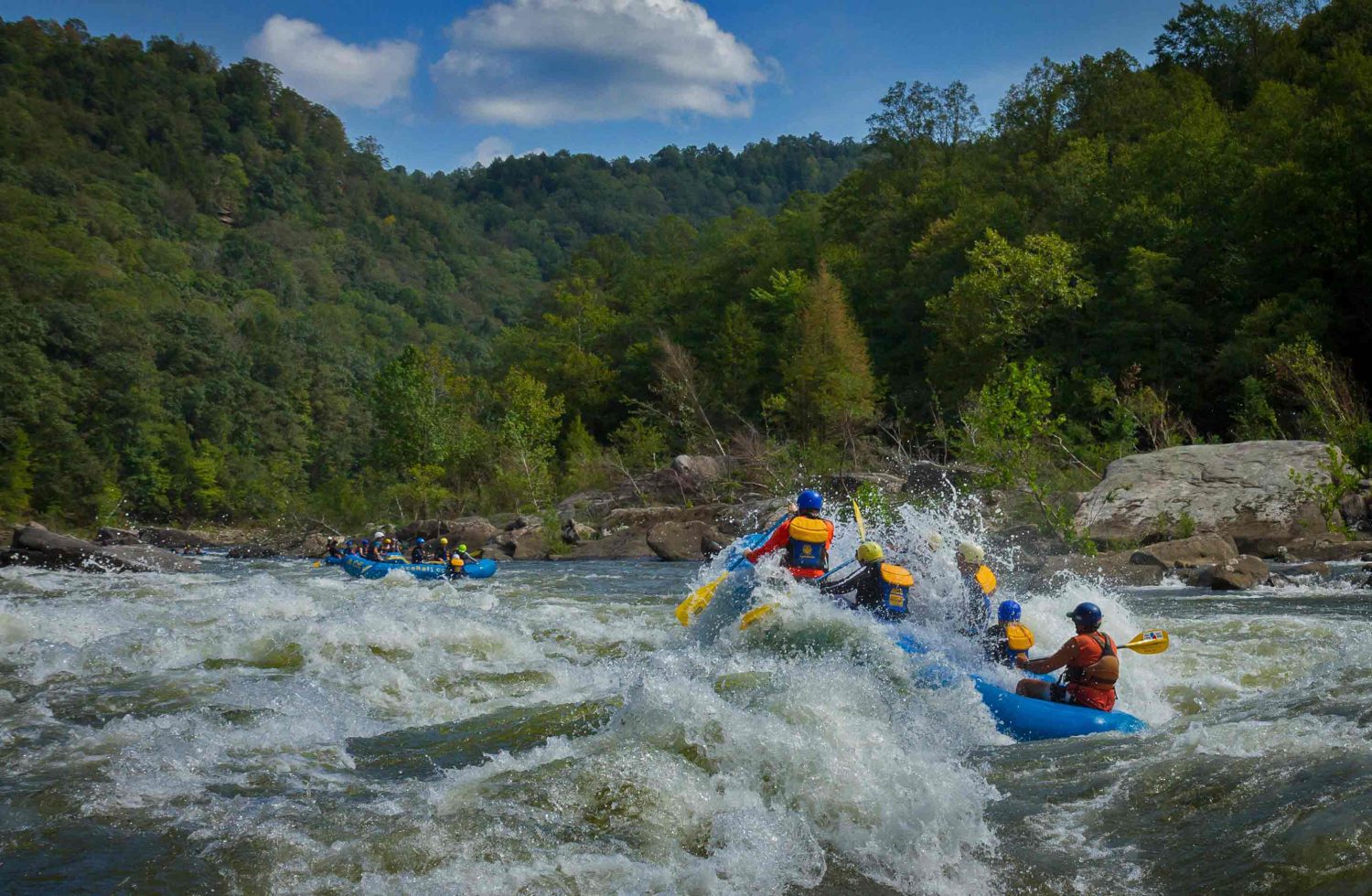 Fall Lower Gauley River Rafting ACE Adventure Resort