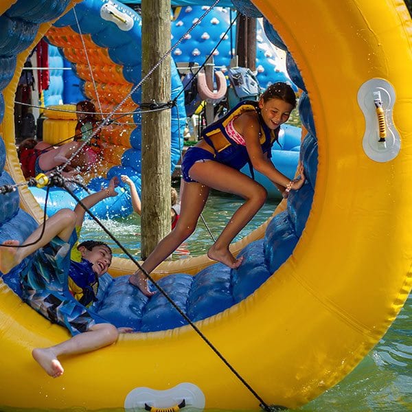 kids enjoy the Wonderland Waterpark