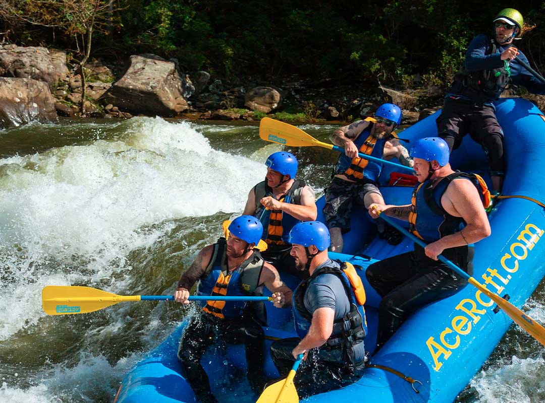 rafters on the upper gauley