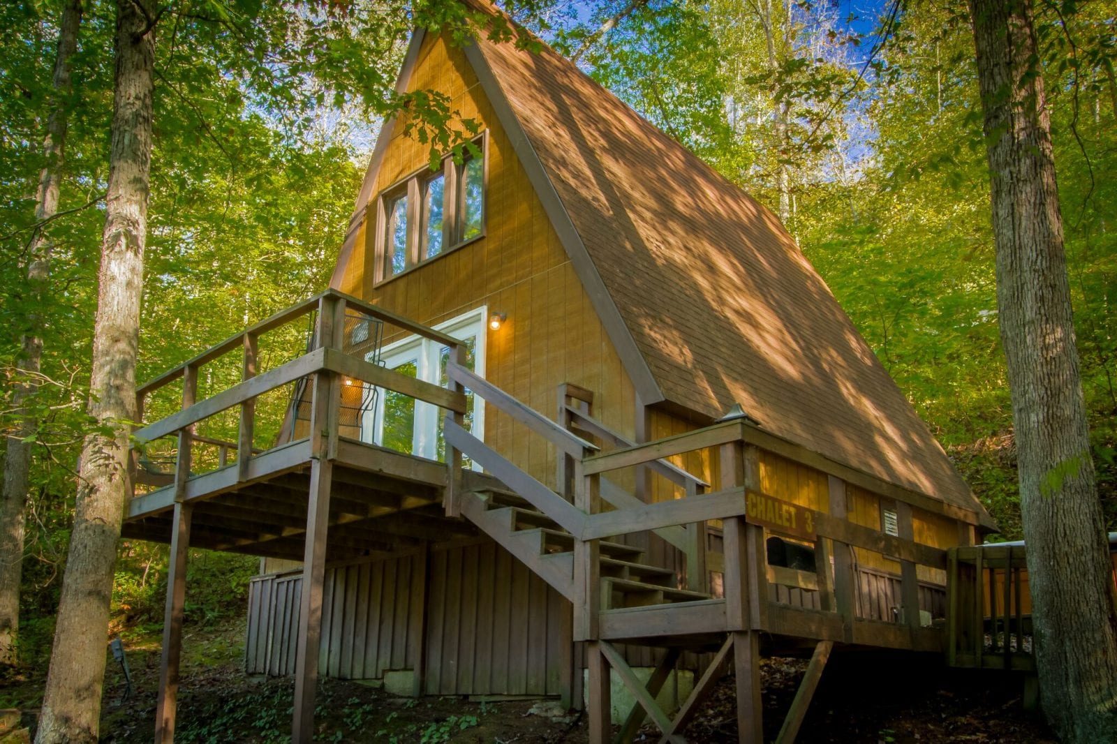 A-Frame cabin at ACE Adventure Resort