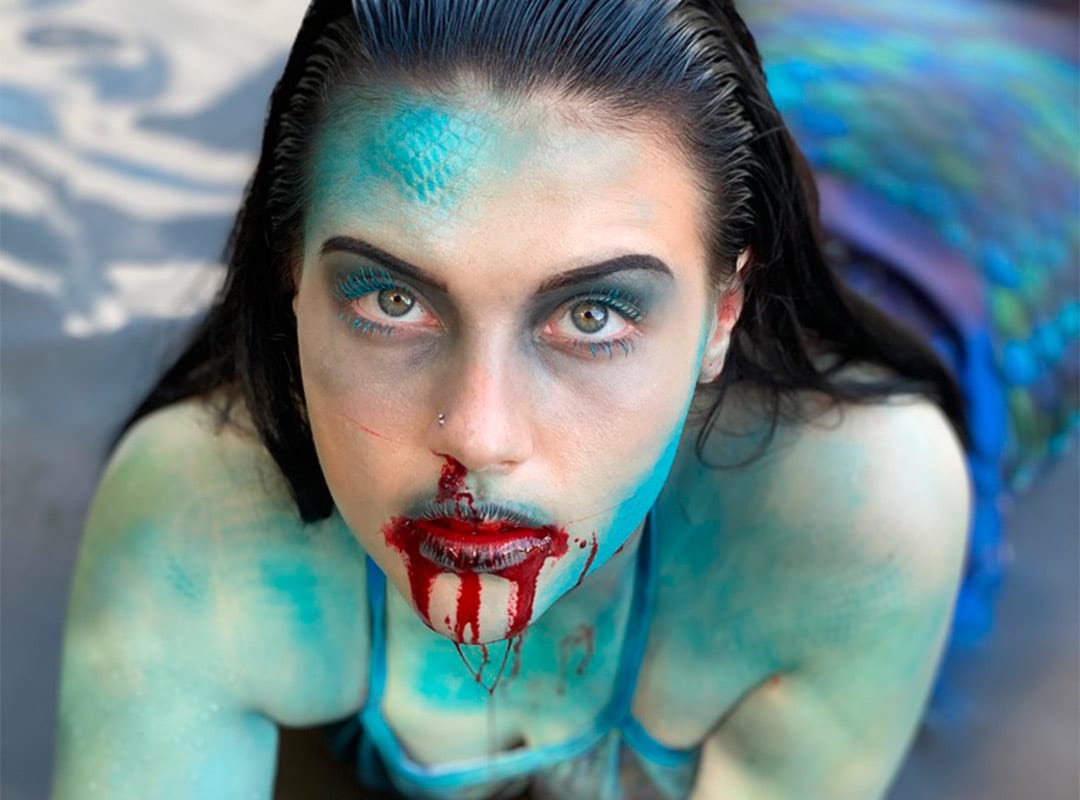 zombie mermaid for nightmare in the gorge