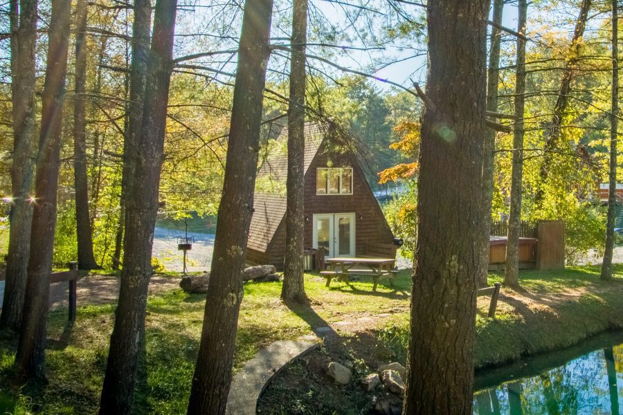 Lake Front A Frame Chalet