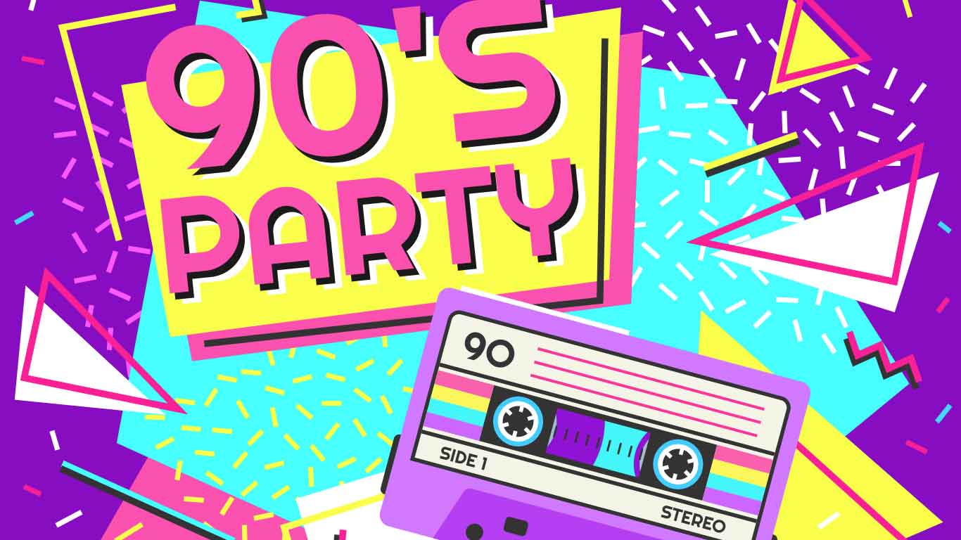 90's Night Party graphic
