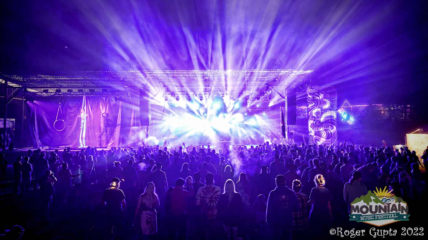 Mountain Music Festival Stage lights