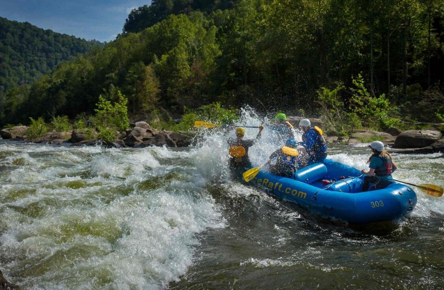 River Rafting Fall Full Day Fall Upper Gauley 12' Raft Upgrade - ACE Adventure Resort