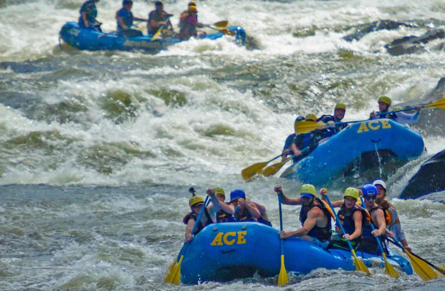 River Rafting Fall Fall Upper Gauley River Rafting - ACE Adventure Resort